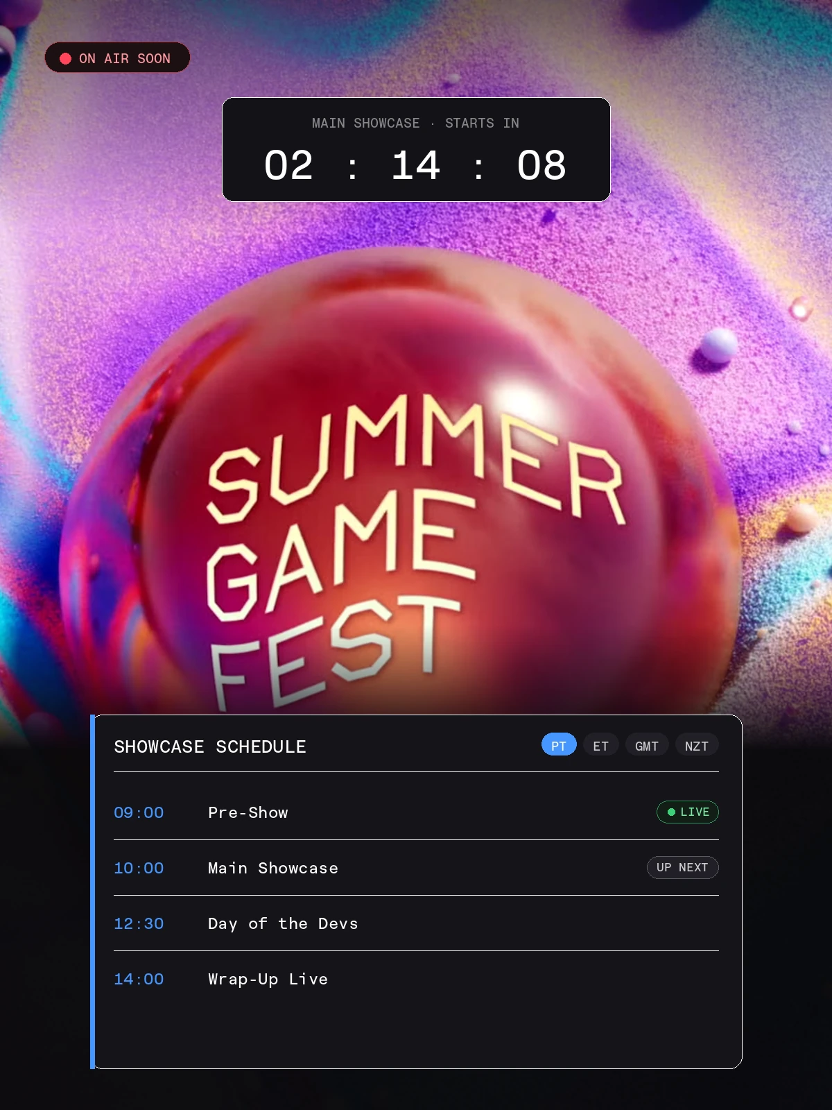 Summer Game Fest showcase platform