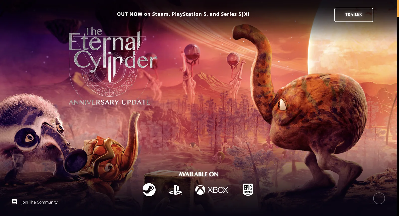 The Eternal Cylinder website