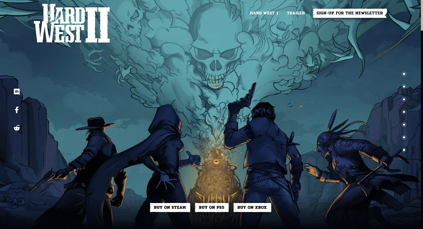 Hard West 2 website